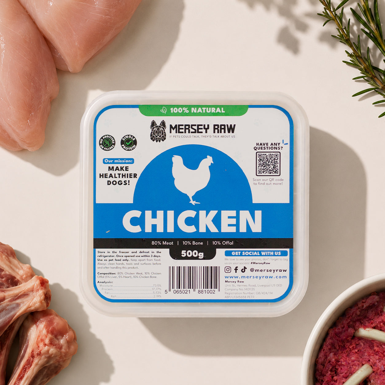 Mersey Raw Chicken Mersey Raw