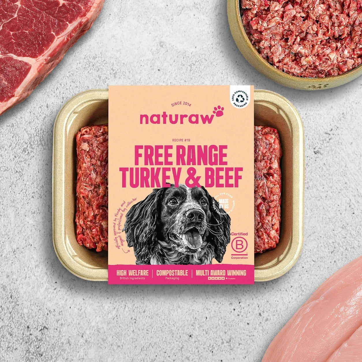 Naturaw Free Range Turkey & Beef Naturaw