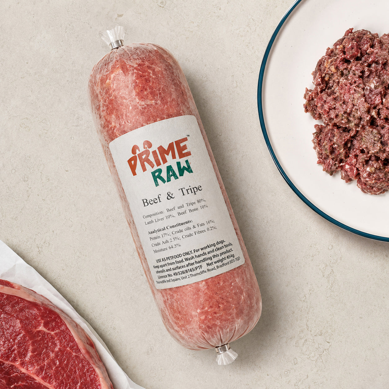 Prime Raw Beef & Tripe Prime Raw