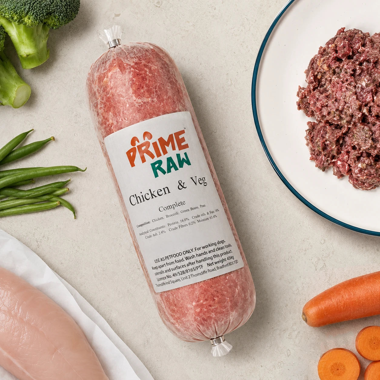 Prime Raw Chicken & Veg Prime Raw